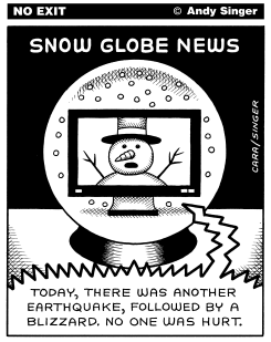 SNOW GLOBE NEWS by Andy Singer
