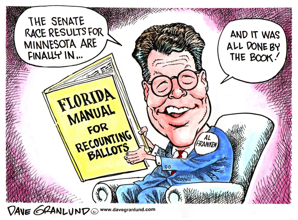  MINNESOTA SENATE BALLOT RECOUNT by Dave Granlund