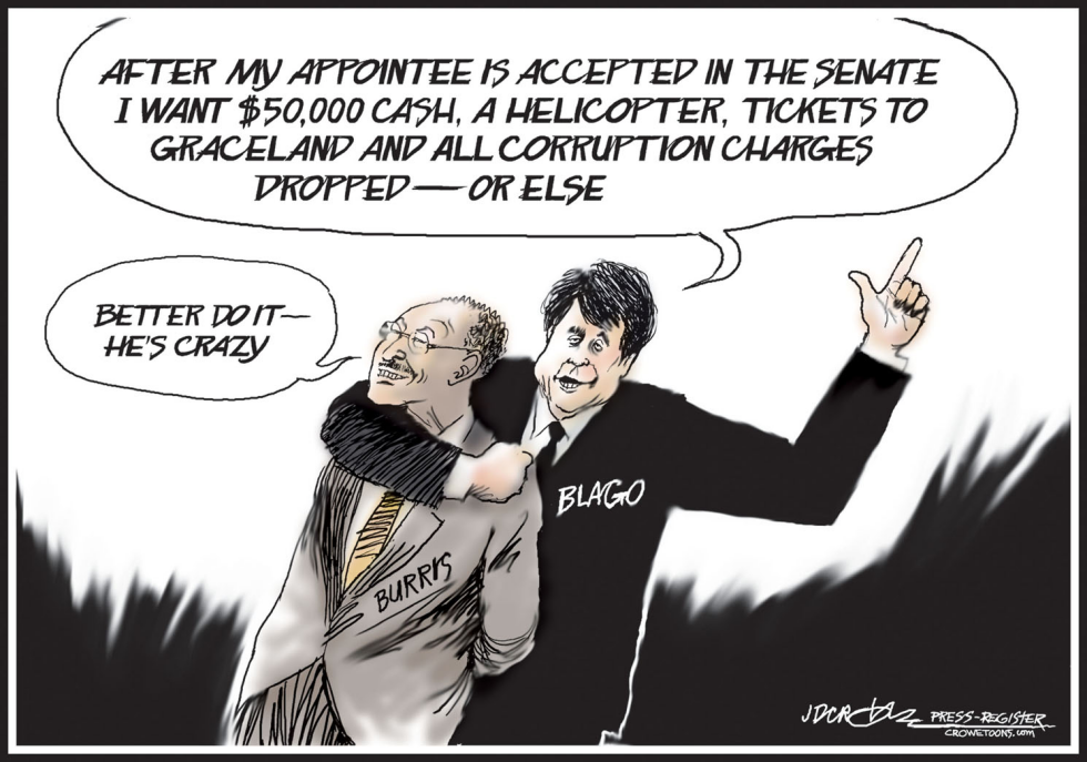 Blago Holds Appointee Hostage