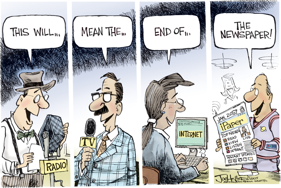 Newspapers not dead