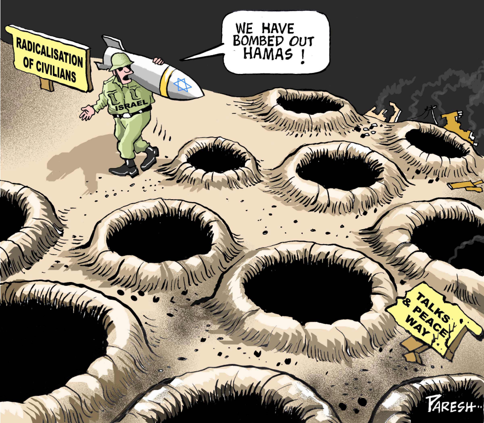 Bombing way to peace