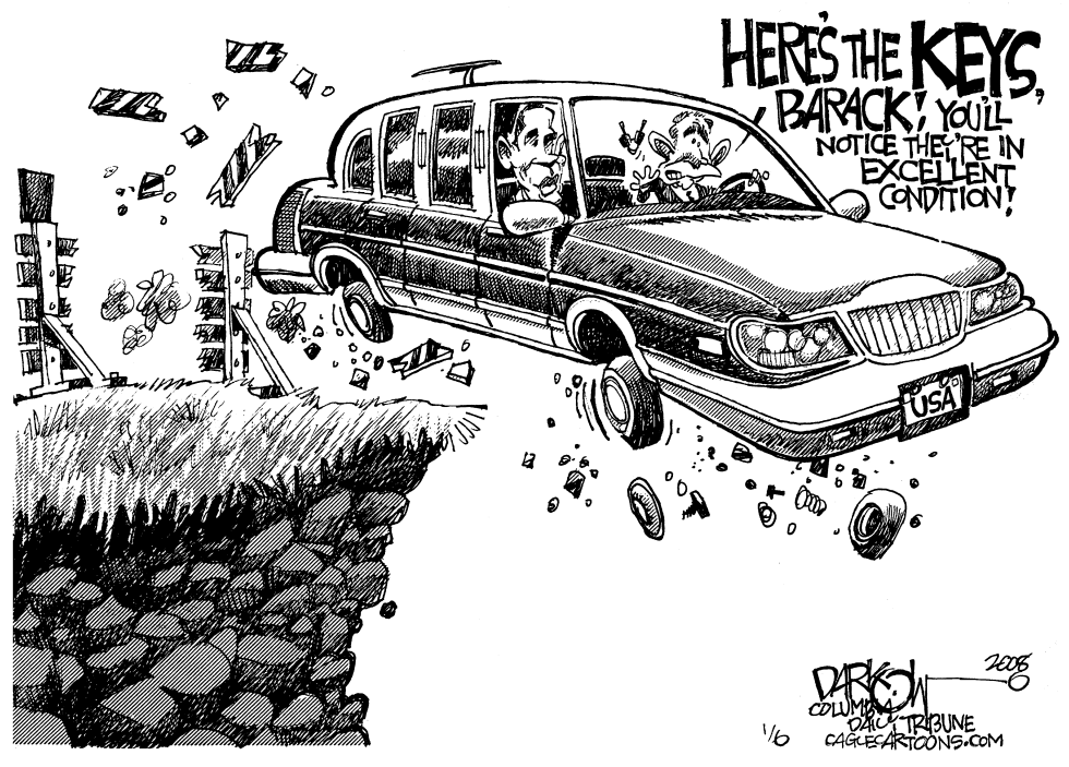 Bush Turns Over The Keys