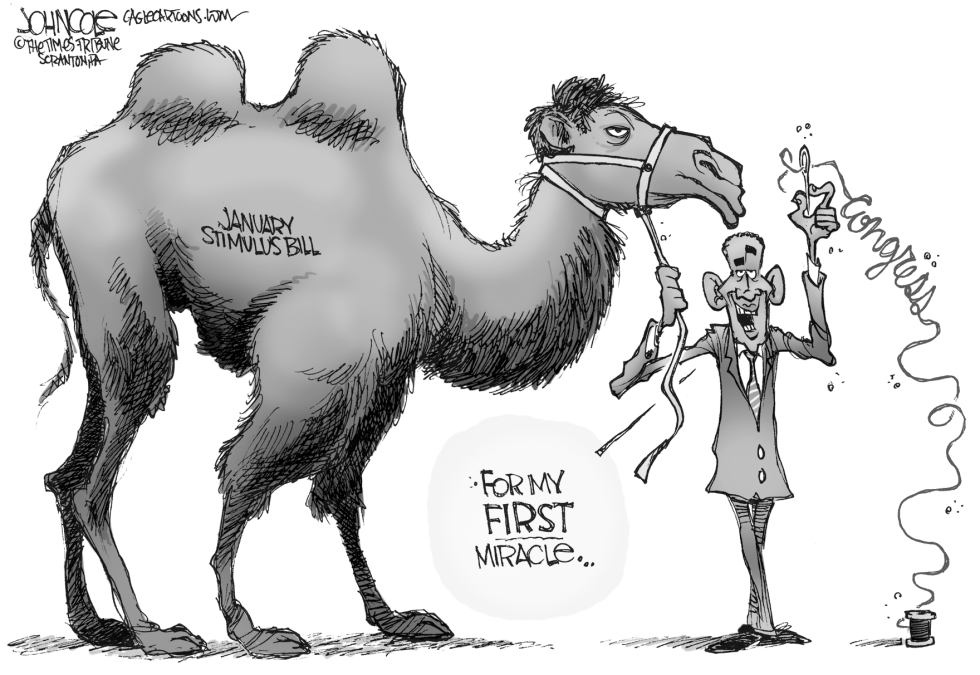 Obamas first miracle BW