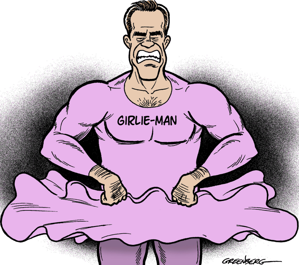 Arnold Schwarzenegger caricature