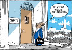 SENATOR BURRIS  by Bob Englehart