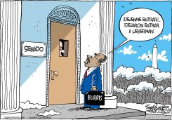 SENADOR BURRIS / by Bob Englehart
