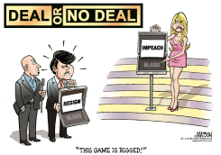BLAGOJEVICH PLAYS DEAL OR NO DEAL by R.J. Matson