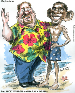 OBAMA AND RICK WARREN - by Taylor Jones