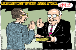 CHENEY JURAMENTA A LOS NUEVOS SENADORES / by Monte Wolverton