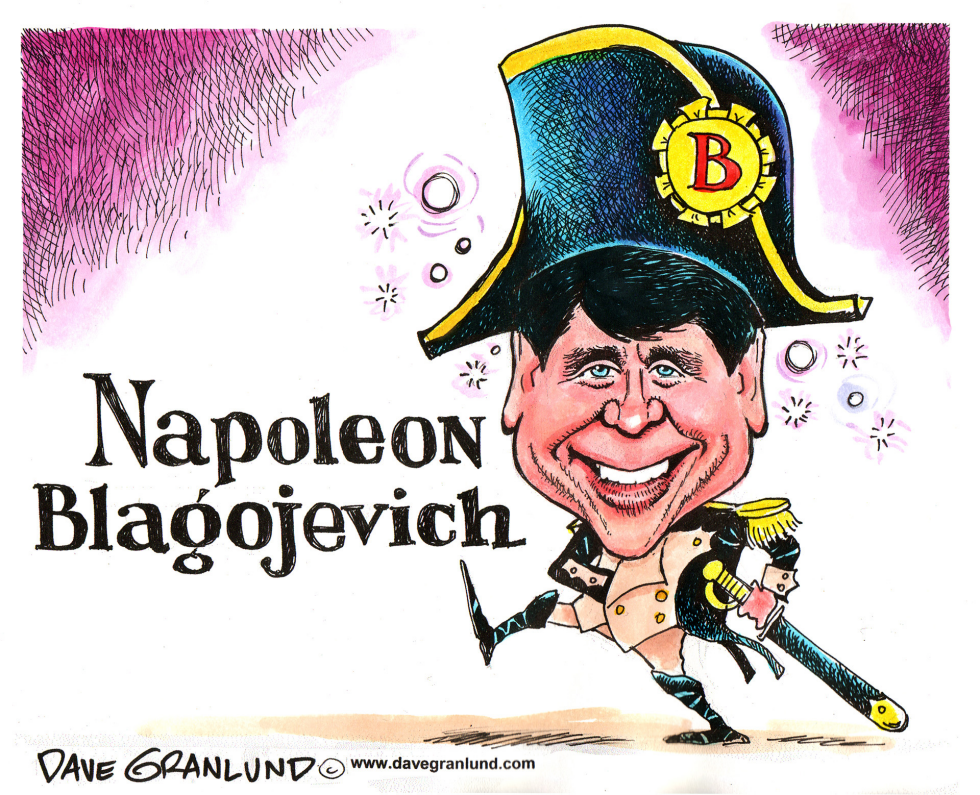  NAPOLEON BLAGOJEVICH by Dave Granlund