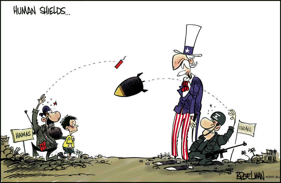Human shields in Gaza