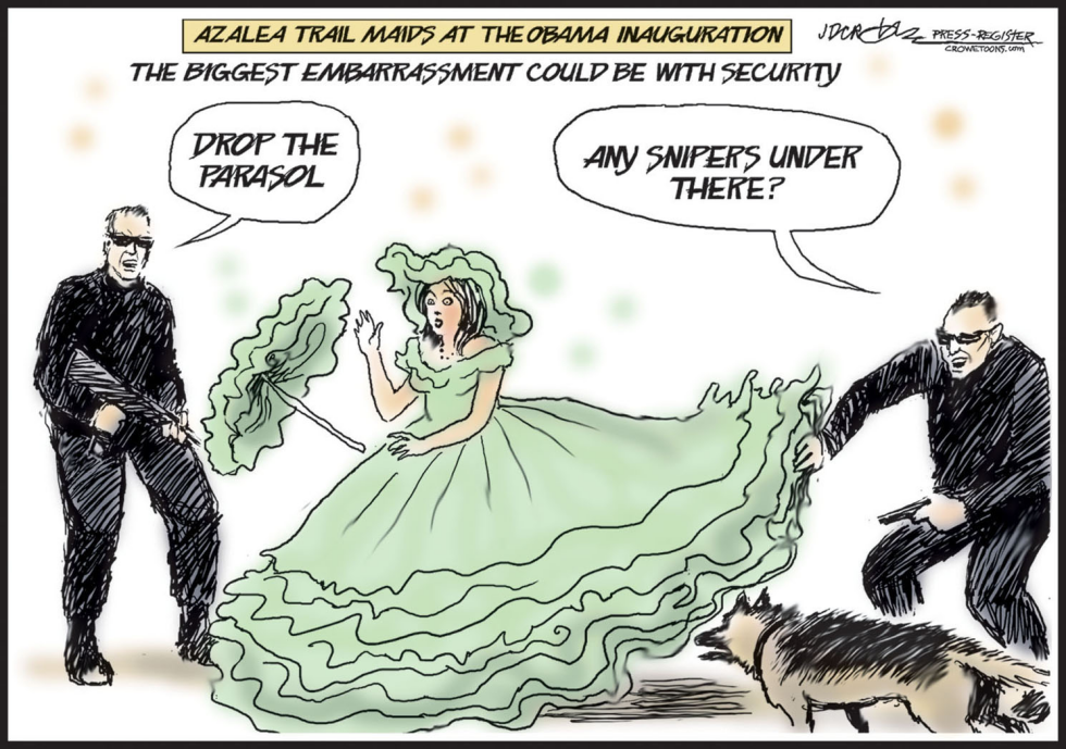 Trail Maids in Obama Inaugural Parade