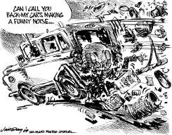 DWC  DRIVING WHILE CELLPHONING by Jim Day
