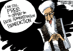 BUSH BENEDICTION  by Pat Bagley