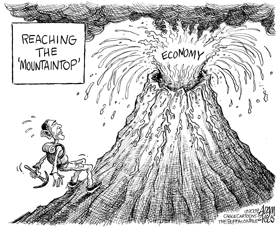 Obama Reaches Mountaintop