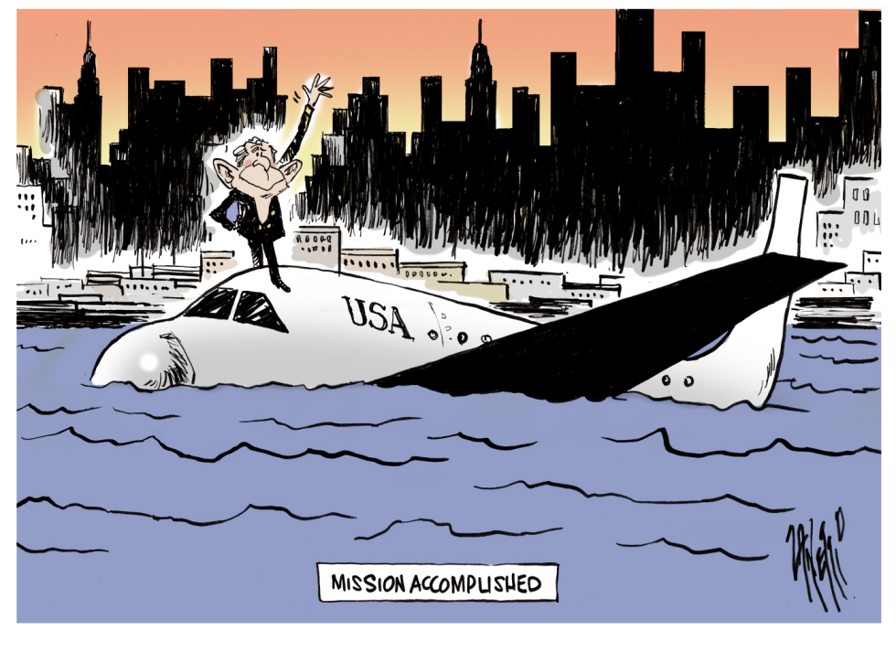 Captain Bush Mission Accomplished COLOR