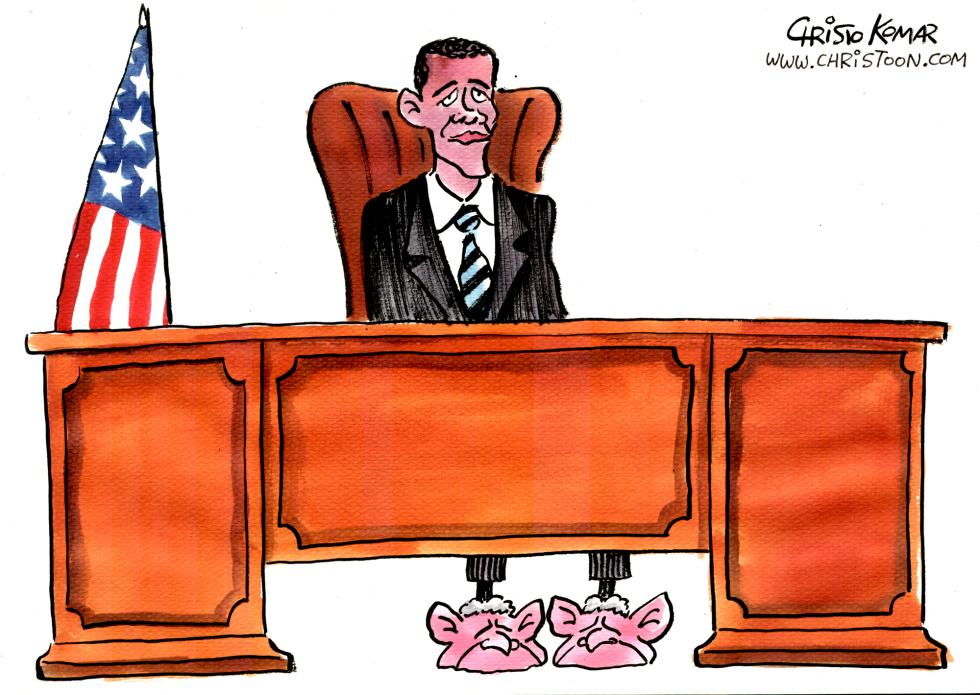 Obama in the Office - COLOR