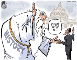 HISTORIC OATH OF OFFICE  by Jeff Parker