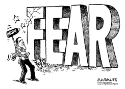 OBAMA HOPE OVER FEAR by Jimmy Margulies