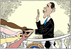 EL PRESIDENTE BARACK OBAMA / by Bob Englehart