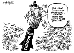 HAMAS CLAIMS MORAL HIGH GROUND by Jimmy Margulies