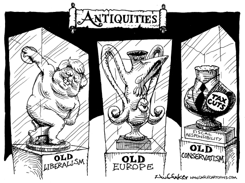 ANTIQUITIES_TAX CUT by Sandy Huffaker