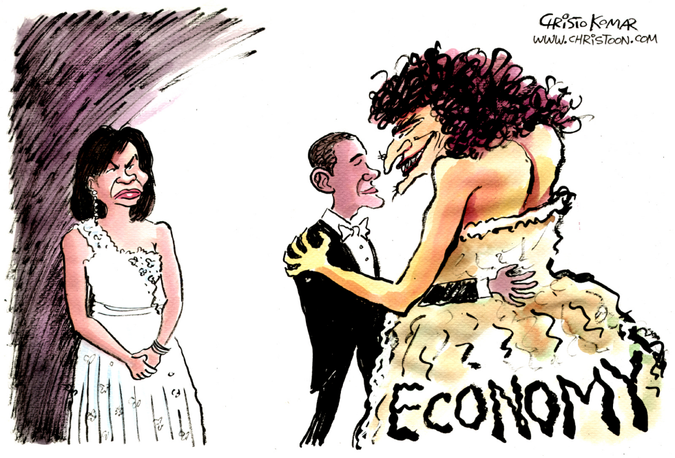 Obama's First Dance after the Inaugural Ball - COLOR