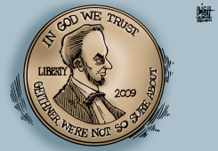 IN GOD WE TRUST; GEITHNER, HOWEVER, by Randy Bish