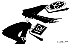 TOYOTA OVERTAKES GM by Michael McParlane