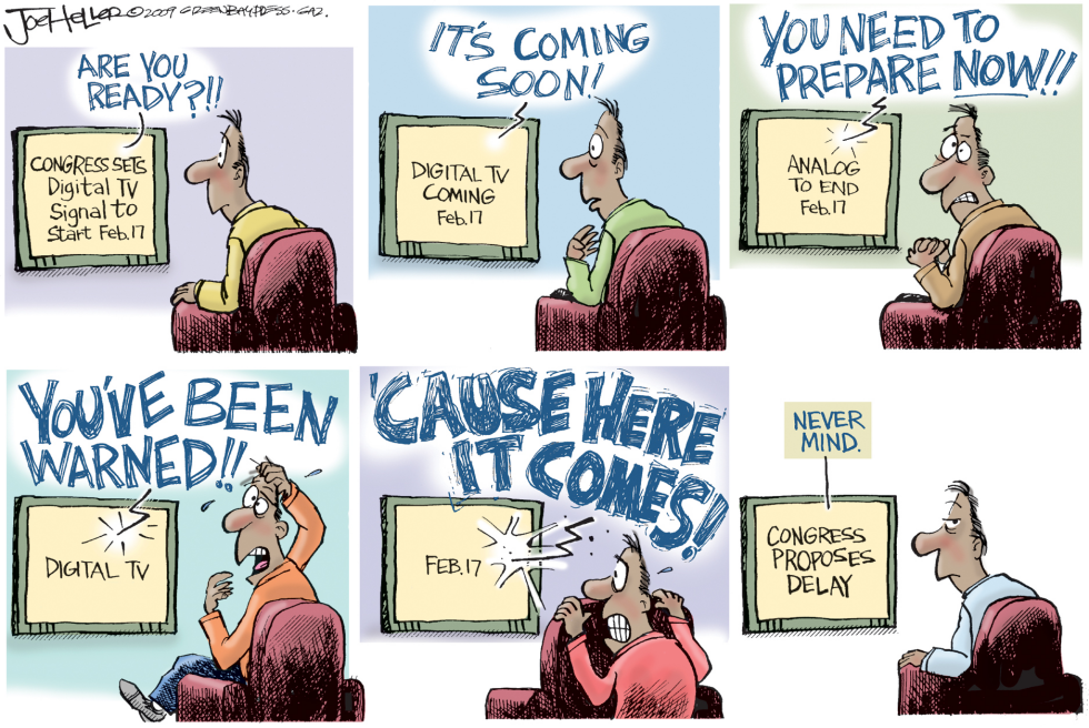 Digital TV delay