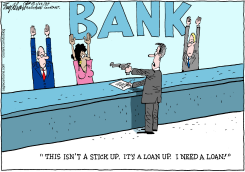 BANKING CRISIS  by Bob Englehart