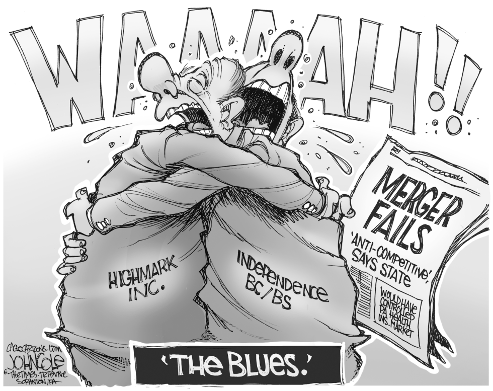LOCAL PA - Blue Cross merger fails BW