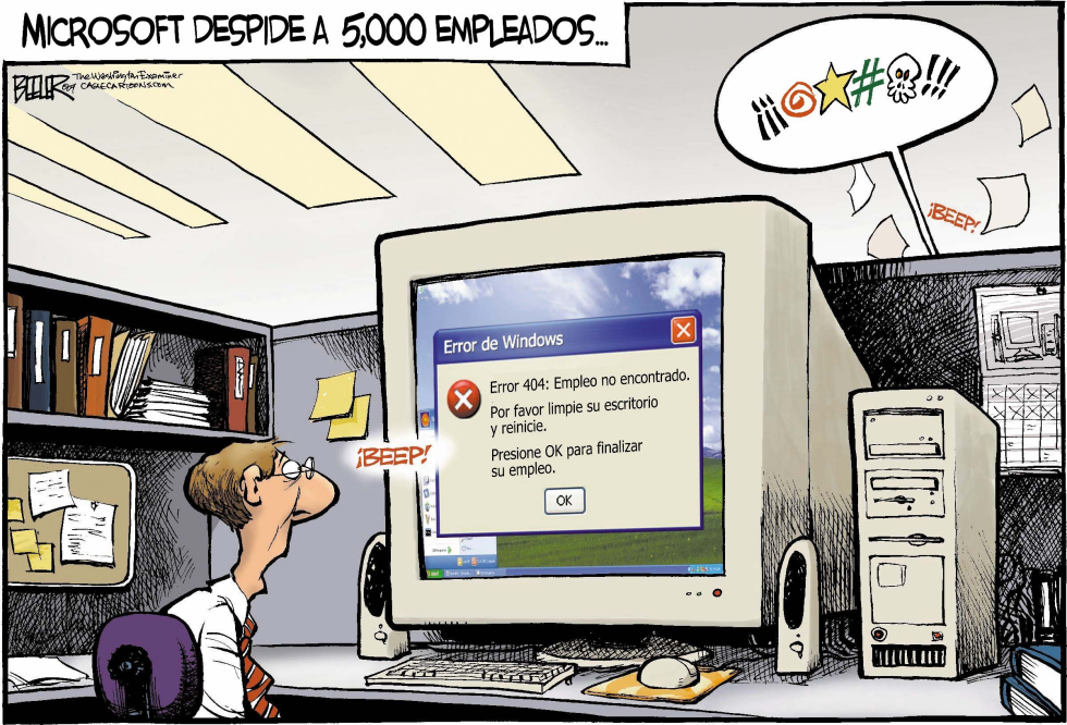 Despidos en Microsoft / COLOR