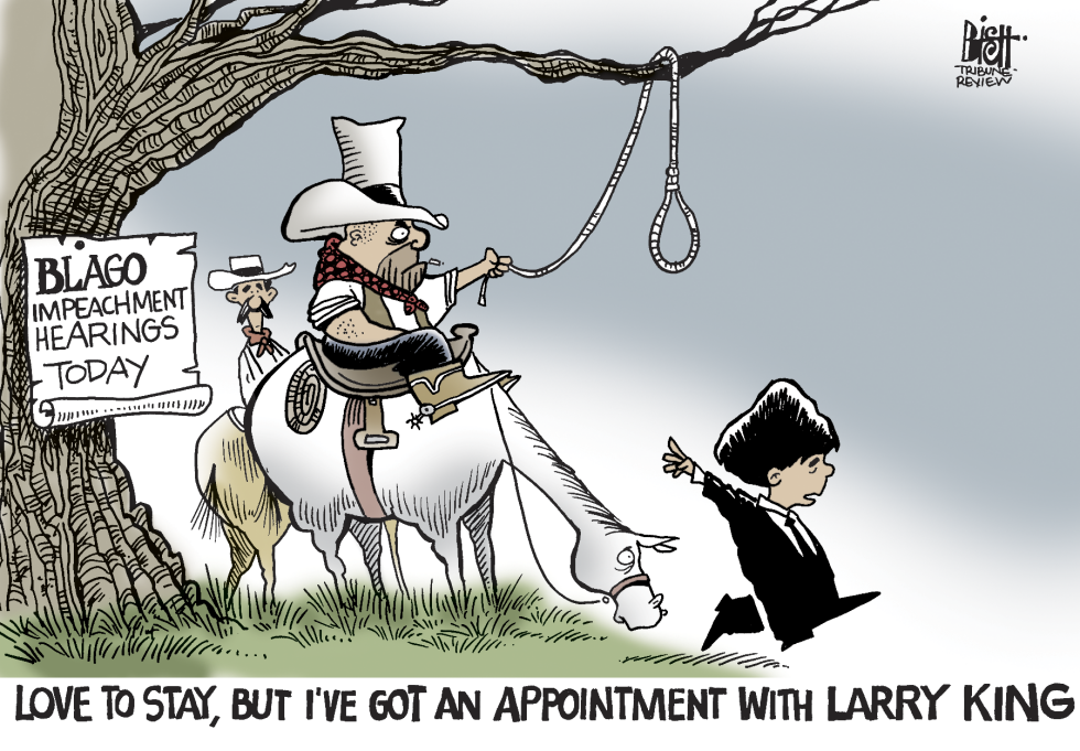 BLAGOJEVICH ON THE RUN, COLOR