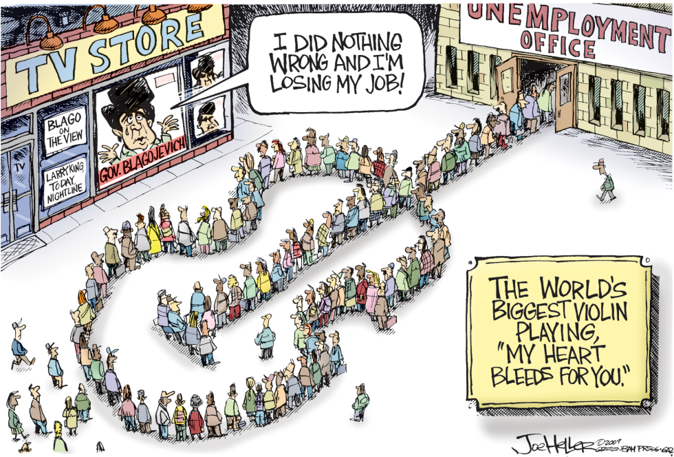 Blagojevich  and Layoffs