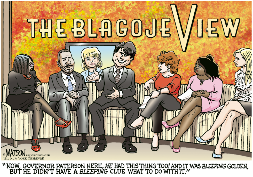 Local NY-Governor Paterson On The BlagojeView-COLOR