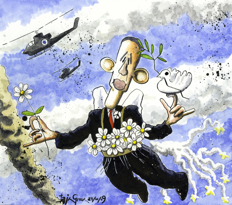 The Angel of Peace Descends on the Middle East