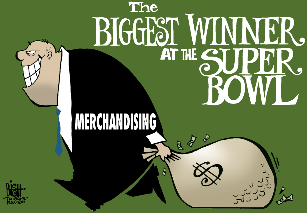 SUPER BOWL MERCHANDISING, COLOR