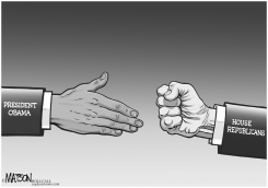 VERSION 2-OBAMA REACHES OUT TO HOUSE REPUBLICANS by R.J. Matson
