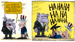 REPUBLICANS - HA HA HA -  by Daryl Cagle