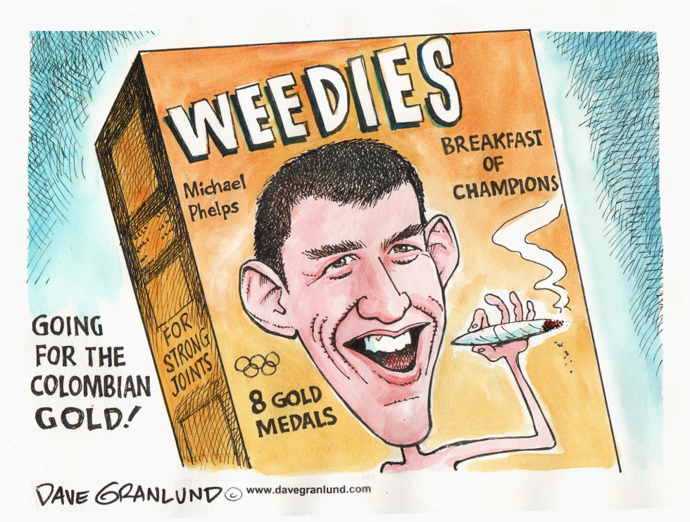 Phelps admits smoking pot