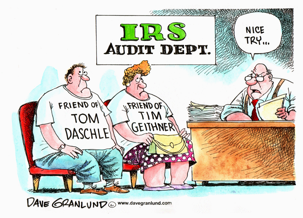  TAX EVADER WANNABES by Dave Granlund