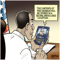 BLACKBERRY PRESIDENT by R.J. Matson