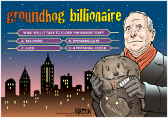 LOCAL NY-GROUNDHOG BILLIONAIRE by R.J. Matson