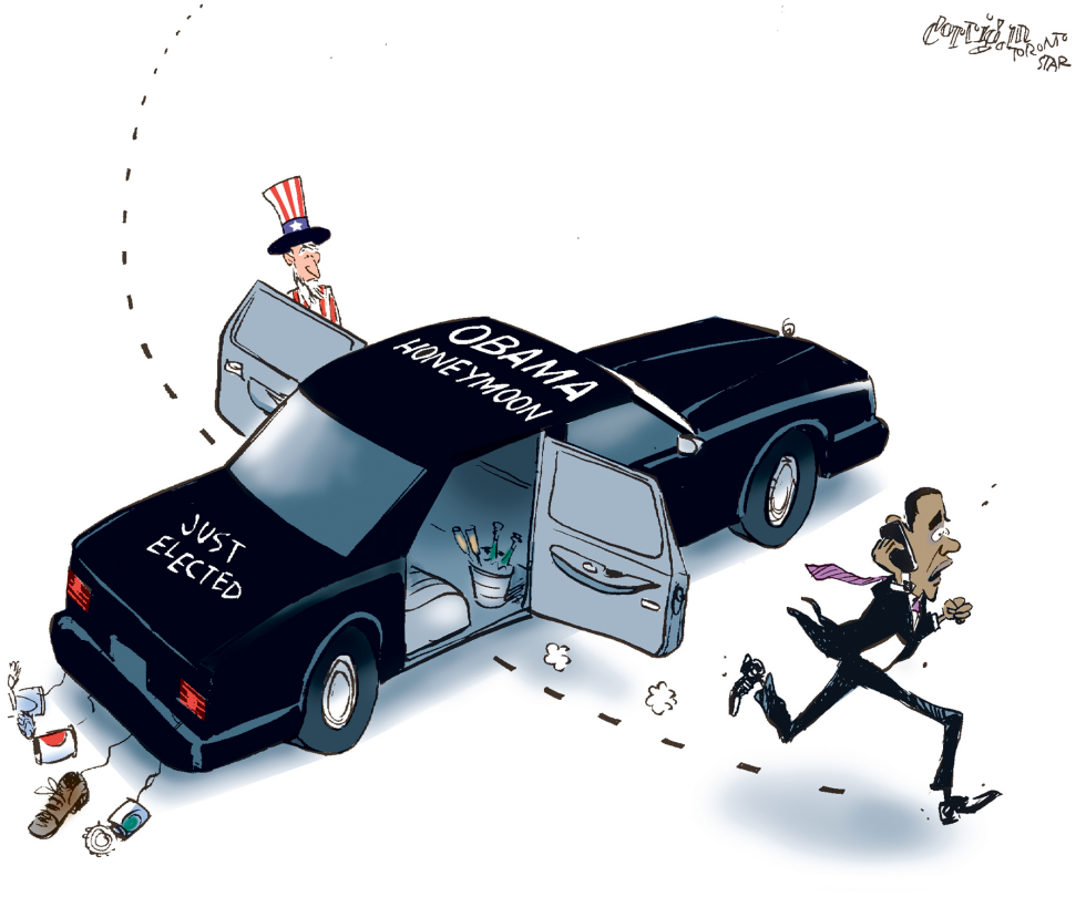 Obama honeymoon over