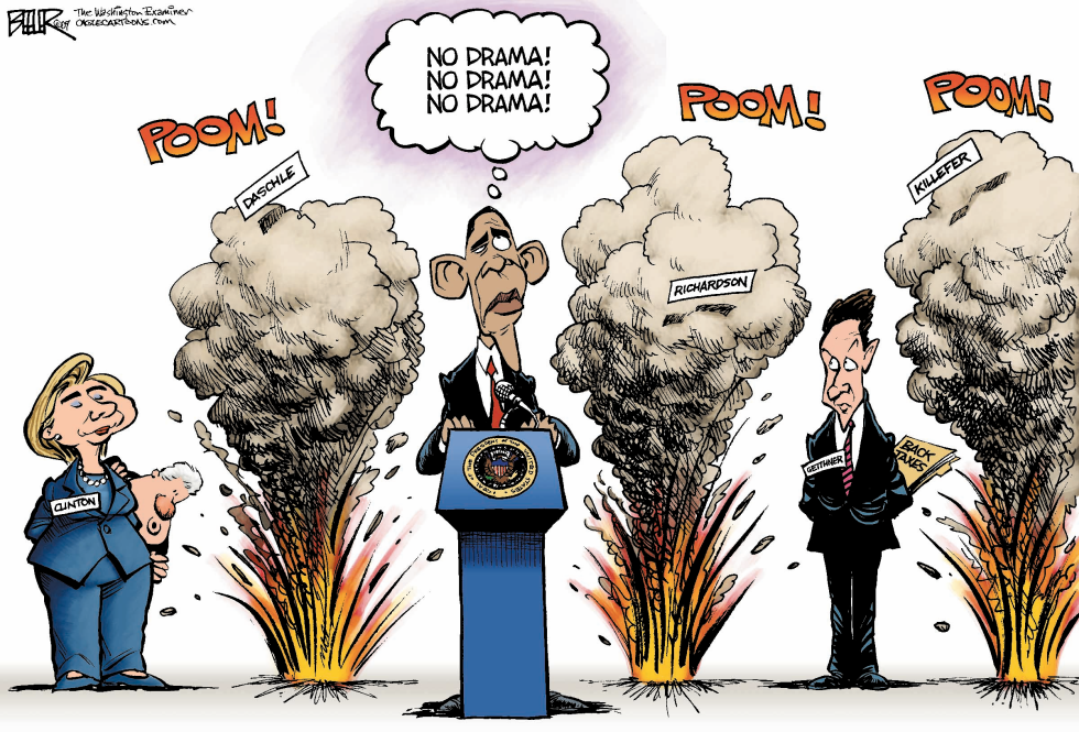 Obama Cabinet Drama COLOR