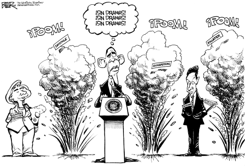 DRAMA EN EL GABINETE DE OBAMA by Nate Beeler