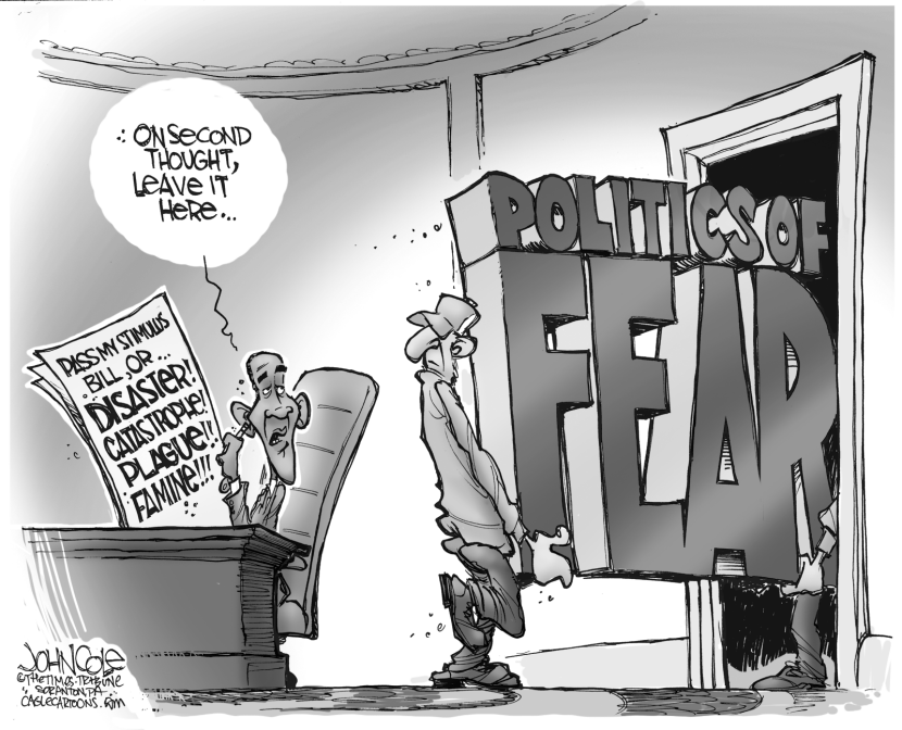 Politics of economic fear BW