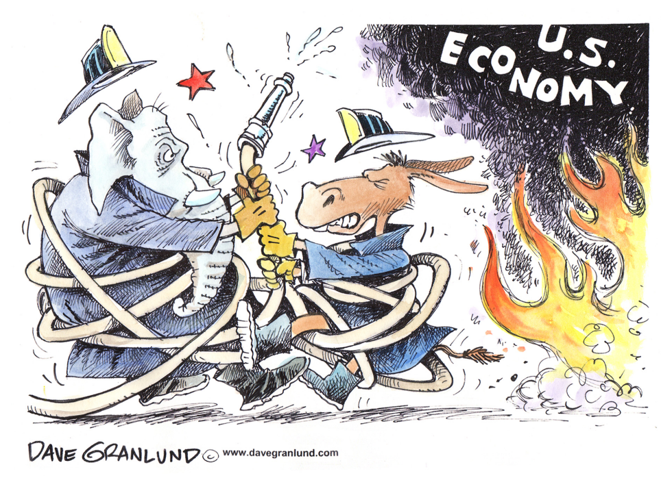  CONGRESS AND ECONOMY by Dave Granlund