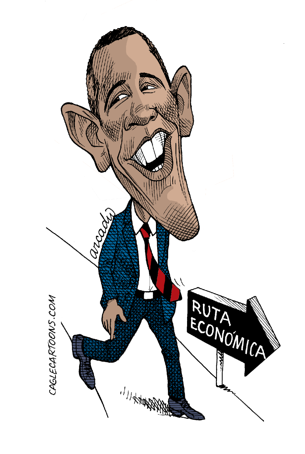 La ruta de Barack Obama col